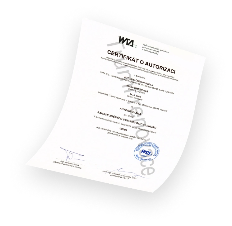 Certifikát o autorizaci